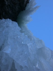 Steep ice on Who's Your Daddy