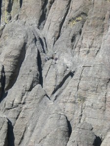 Chris wishing he was off-width climbing - or maybe twerking - instead of guiding,