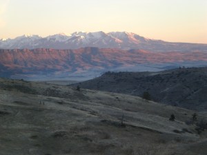 Crazy Mountains from Mission Creek
